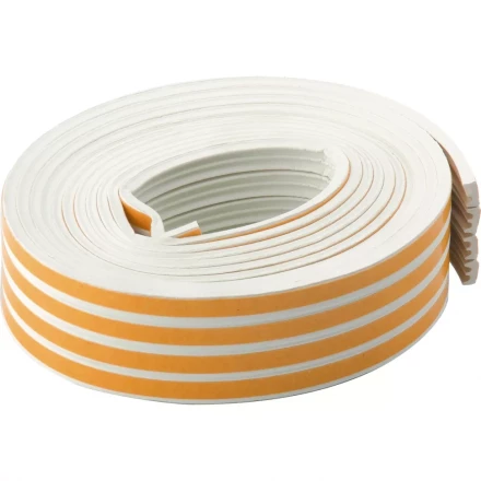 Уплотнитель 6 м профиль &quot;E&quot; белый СИБРТЕХ 93943 купить в Перми