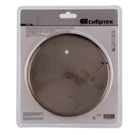 Сверло по керамической плитке и стеклу Сибртех 72738, 150 х 55 мм, шестигранный хвостовик, с центрующим сверлом купить в Перми