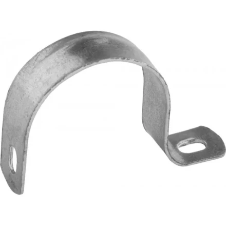 Скобы СВЕТОЗАР металлические D31мм, однолапковые, для крепления металлорукава d=25мм, 50шт 60211-25-50 купить в Перми