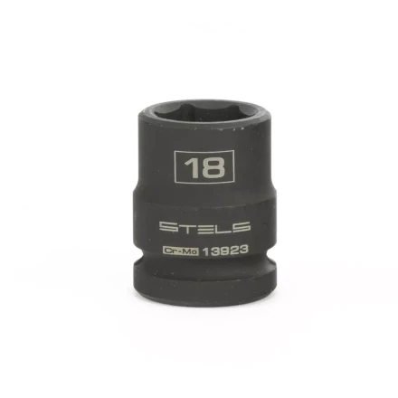 Головка ударная шестигранная 18 мм 1/2&quot; CrMo Stels 13923 купить в Перми
