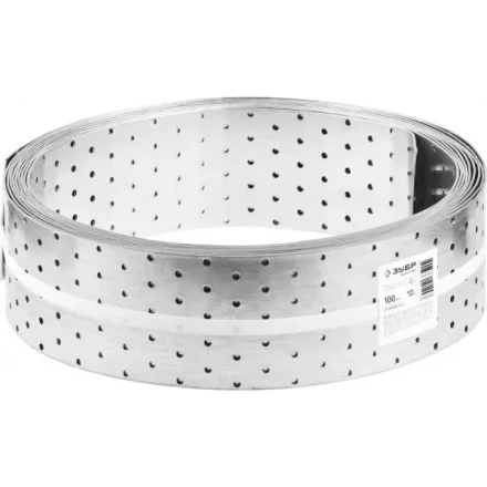 Перфорированная монтажная лента ЗУБР &quot;МАСТЕР&quot;, 100х2,00мм, 10м 310245-100 купить в Перми