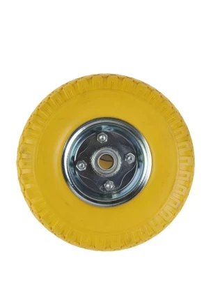 Колесо литое полиуретановое 260 мм PU 1804 с железным ободом (20 мм шариковый подишпник) 1046279 купить в Перми
