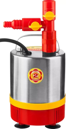 Насос GRINDA фонтанный д/чистой воды, нерж. сталь, 3 насадки, пропуск. способ. 1750 л/ч, высота подачи воды 2,3 м, 50 Вт GFPP-29-2.3 купить в Перми