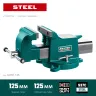 Тиски KRAFTOOL STEEL стальные 32701-125 купить в Перми