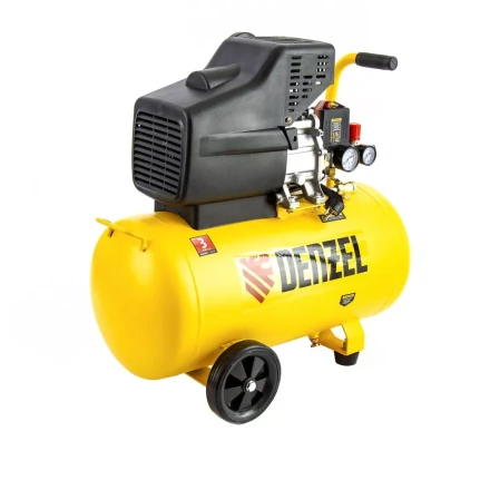 Компрессор воздушный, прямой привод DC1500/50, 1.5 кВт, 50 литров, 220 л/мин Denzel 58161 купить в Перми