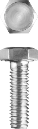 Болт ЗУБР &quot;МАСТЕР&quot; с шестигранной головкой, ГОСТ 7798-70, класс прочности 5.8, оцинкованный, M5x16мм, 5кг 303080-05-016 купить в Перми