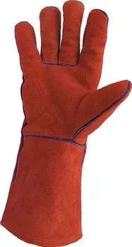 Краги сварщика спилковые пятипалые Трек купить в Перми