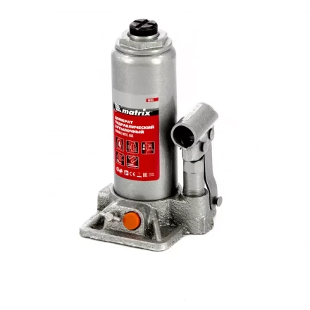 Домкрат гидравлический бутылочный 4 т Matrix 50763 купить в Перми