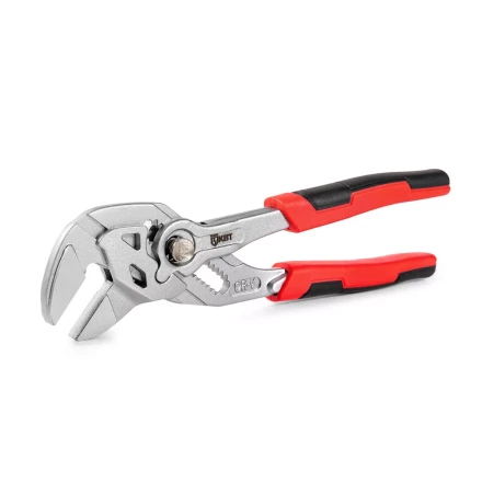 Клещи переставные — гаечный ключ КВТ 180 мм с кнопочной самофиксацией (дублирующая запись) (82148) купить в Перми