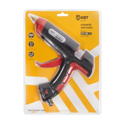 Пистолет клеевой КВТ КП-200-11 200 Вт, стержня 11 мм (87968) купить в Перми