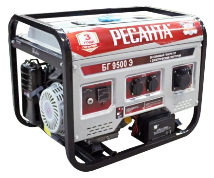Бензогенератор  Ресанта БГ 9500 Э купить в Перми