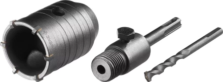 ЗУБР 50 мм, SDS - Plus, 6Т, коронка по бетону с оснасткой (29211-50) купить в Перми