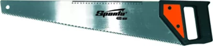 Ножовка по дереву 450 мм 5-6 TPI каленый зуб линейка пластиковая рукоятка SPARTA 232335 купить в Перми