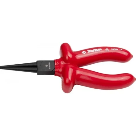 Круглогубцы ЗУБР &quot;МАСТЕР&quot; &quot;ЭЛЕКТРИК&quot; диэлектрические, высоковольтные до ~1000В, 160мм 2214-8-16_z02 купить в Перми