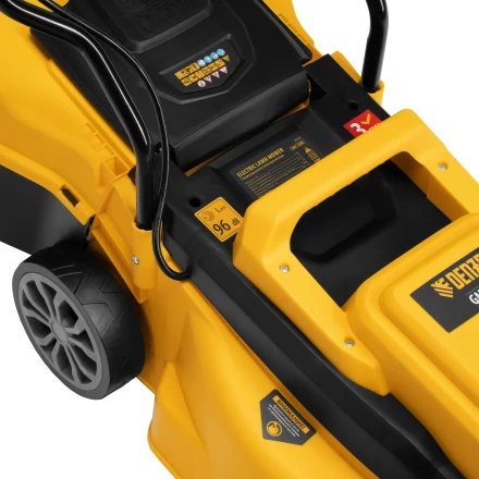 Газонокосилка электрическая GMC-1200, шир.,32см, 1200 Вт, 3 уров., травосб. 30 л// Denzel купить в Перми