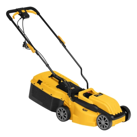 Газонокосилка электрическая GMC-1200, шир.,32см, 1200 Вт, 3 уров., травосб. 30 л// Denzel купить в Перми