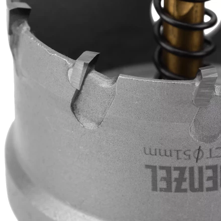 Коронка по металлу твердосплавная, 51 мм Denzel 724016 купить в Перми