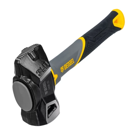 Кувалда с клиновидным бойком 1,35 кг Denzel 11015, фибергласовая рукоятка c TPR купить в Перми