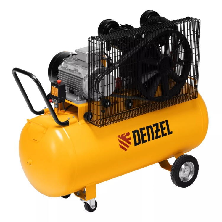 Компрессор воздушный рем. привод Denzel BCV 5500-T/200, 5,5 кВт, 200 литров, 850 л/мин купить в Перми