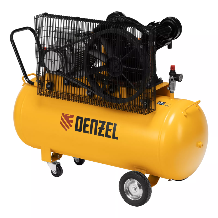 Компрессор воздушный рем. привод Denzel BCV 5500-T/200, 5,5 кВт, 200 литров, 850 л/мин купить в Перми