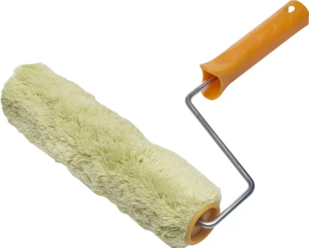 Валик SYNTEX ПОЛИАКРИЛ малярный в сборе, ворс 18мм, бюгель 6мм, 40х240мм, STAYER Master 0319-24 купить в Перми