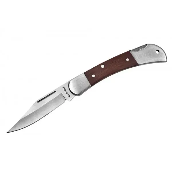 Нож STAYER складной с деревянными вставками, средний 47620-1_z01 купить в Перми