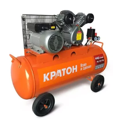 Компрессор масляный поршневой ременной Кратон AC-440-100-BDV 3 01 01 040 купить в Перми