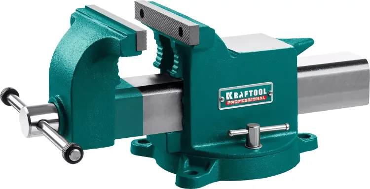 Тиски KRAFTOOL STEEL стальные 32701-150 купить в Перми