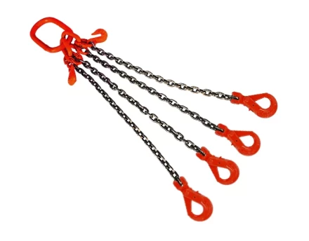 Строп цепной TOR 4СЦ г/п 2,36 т 4,0 м с укорачивающими и самозакрывающимися крюками 1016702 купить в Перми