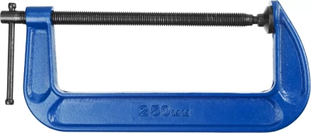 Струбцина  ЗУБР &quot;ПРОФЕССИОНАЛ&quot; тип &quot;G&quot;, корпус - ковкий чугун. 250мм 32245-250_z01 купить в Перми