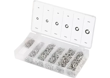 Набор гроверов D 3, 4, 5, 6, 8, 10 мм 1200 предметов СИБРТЕХ 47616 купить в Перми