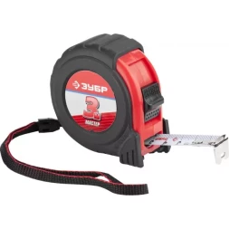 Рулетка ЗУБР "МАСТЕР", обрезиненный корпус, 3мх19мм 34055-03-19_z01