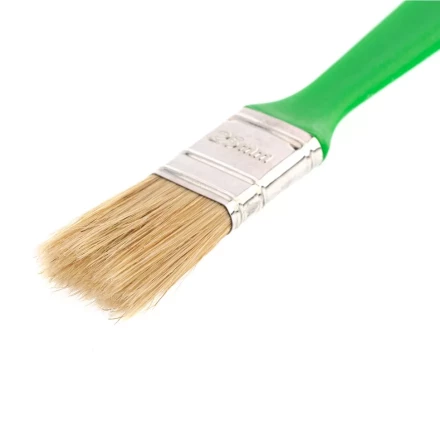 Кисть флейцевая &quot;Эксперт&quot;, 25 x 8, натуральная щетина, пластиковая ручка Сибртех 83306 купить в Перми