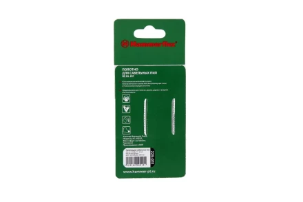 Полотно для сабельной пилы HAMMER 100мм, TPI 14, BIM, 2шт/уп (Flex 225-011) купить в Перми