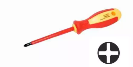 Отвертка диэл.крестовая PH№0х 100мм,1000В,1/10/120 19695 купить в Перми