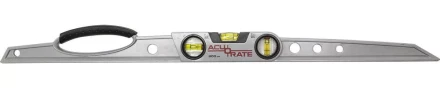 Уровень ЗУБР &quot;ACURATE 2&quot; литой алюминиевый, фрезерованный, эргономичная рукоятка, 3 ампулы, 80 см 34592-080 купить в Перми