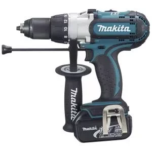 Дрель-шуруповерт аккумуляторная Makita DHP451RFE ударная купить в Перми