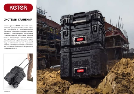 Ящик-органайзер &quot;TECHNICAN&quot;, 19&quot; KETER 38395-19 купить в Перми