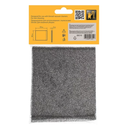 Фильтр полиуретановый для пылесоса универсальный Denzel 28210 купить в Перми