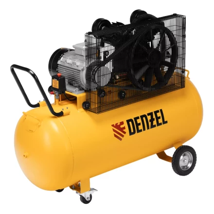 Компрессор воздушный рем. привод Denzel BCV 5500-T/270, 5,5 кВт, 270 литров, 850 л/мин купить в Перми