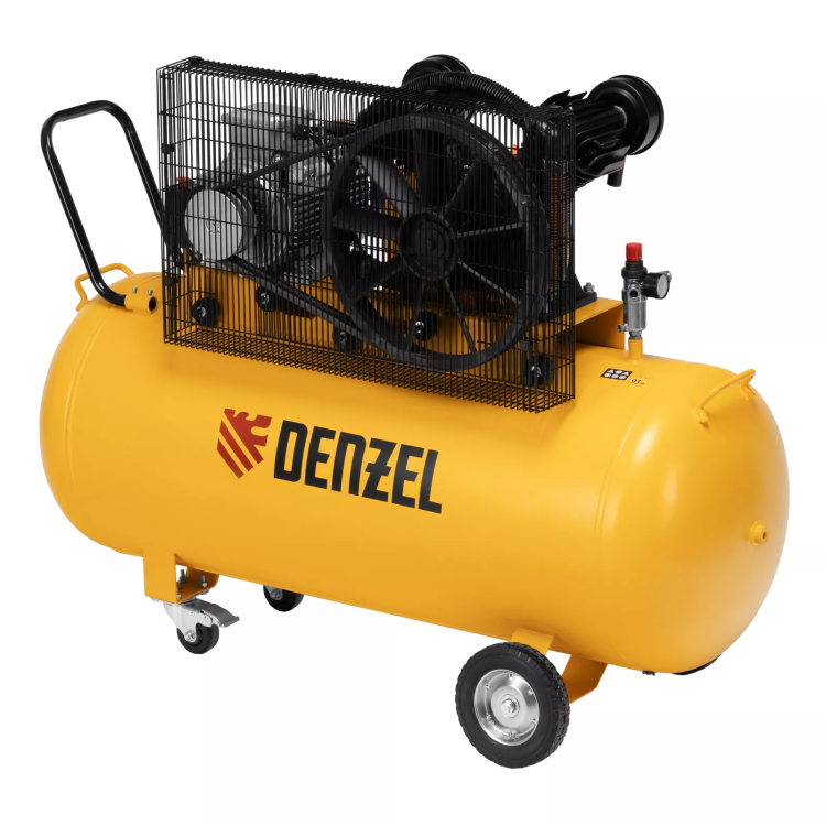 Компрессор воздушный рем. привод Denzel BCV 5500-T/270, 5,5 кВт, 270 литров, 850 л/мин купить в Перми