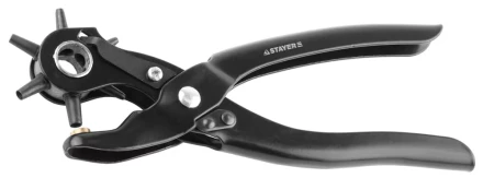 Дырокол STAYER &quot;STANDARD&quot; револьверный для кожи, 6-в-1, 2-4,5мм 22940_z01 купить в Перми