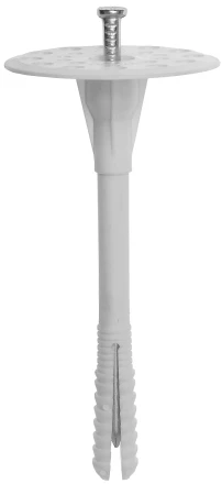 Дюбель ЗУБР &quot;МАСТЕР&quot; для изоляционных материалов полипропиленовый, металлический стержень, 10 x 160 мм, 100 шт 4-301525-10-160_z01 купить в Перми