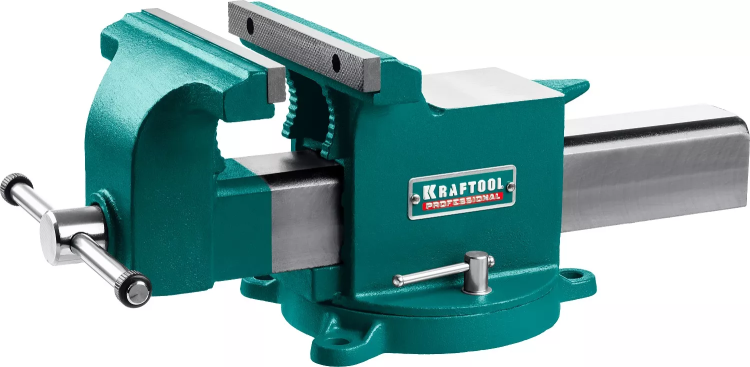 Тиски KRAFTOOL STEEL стальные 32701-200 купить в Перми