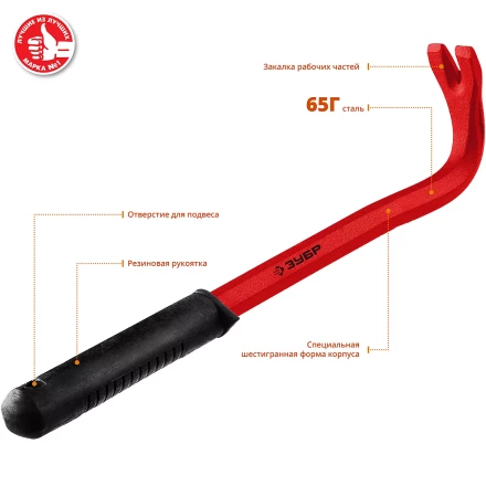 Гвоздодеры с ручкой серия МАСТЕР купить в Перми