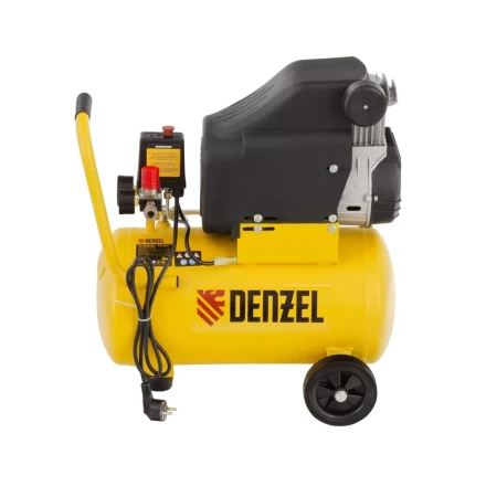 Компрессор воздушный DLC1300/24 безмасляный 1.3 кВт, 24 литра, 206 л/мин Denzel 58171 купить в Перми