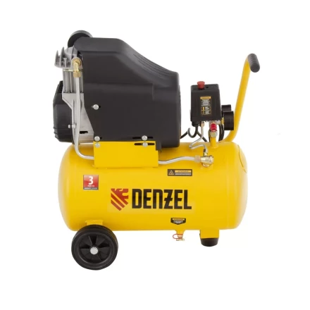 Компрессор воздушный DLC1300/24 безмасляный 1.3 кВт, 24 литра, 206 л/мин Denzel 58171 купить в Перми