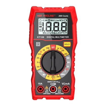 Мультиметр цифровой КВТ KT 108 с True RMS (86324) купить в Перми