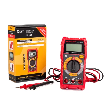 Мультиметр цифровой КВТ KT 108 с True RMS (86324) купить в Перми