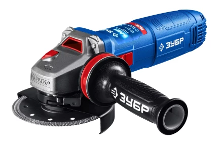 ЗУБР 1500 Вт, d125 мм, УШМ, регулировка оборотов, фланец МИГ, Профессионал (УШМ-П125-1505 ЭПСТ) купить в Перми